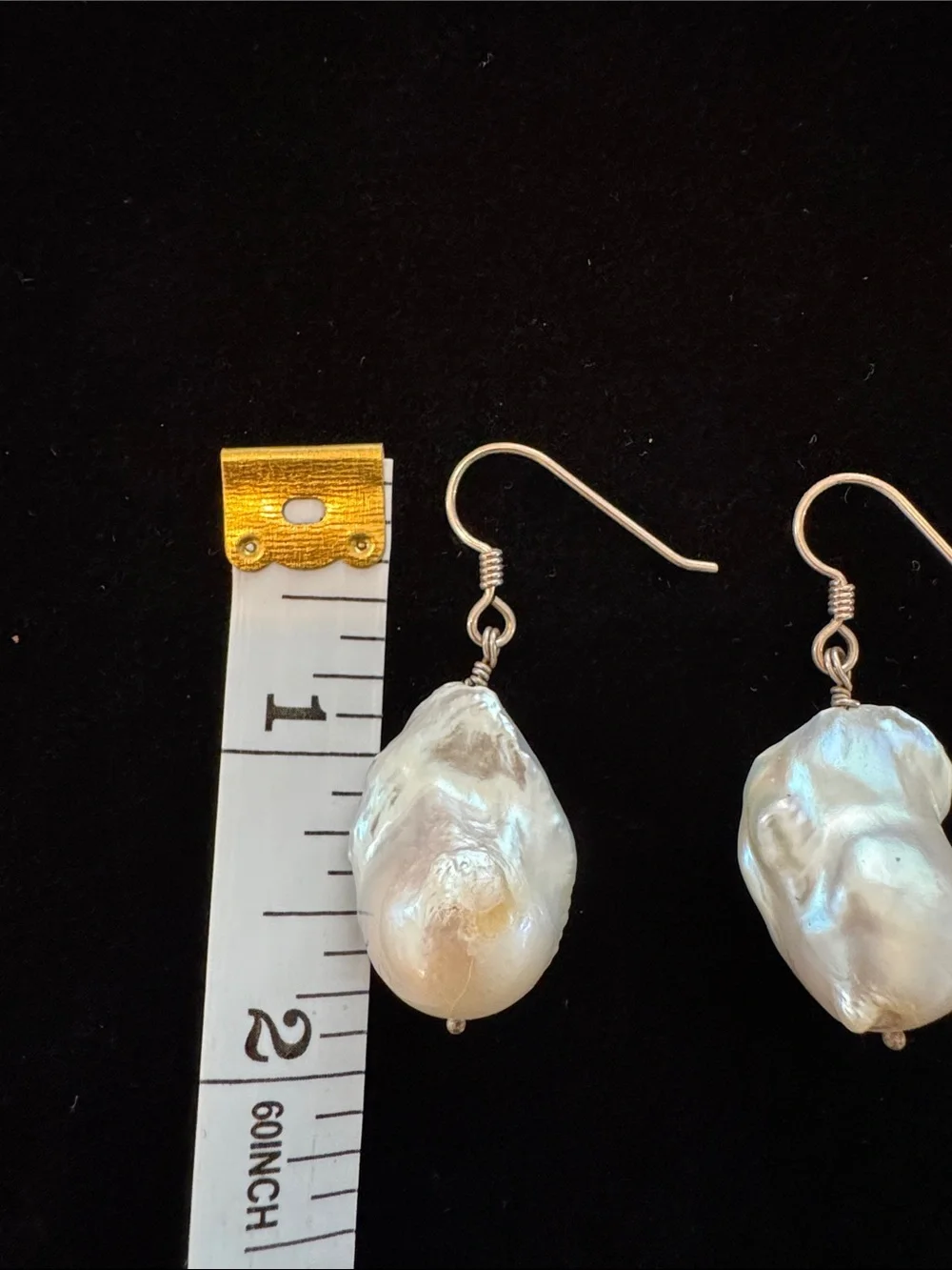 Unbranded Baroque Style Pearl Drop Earrings